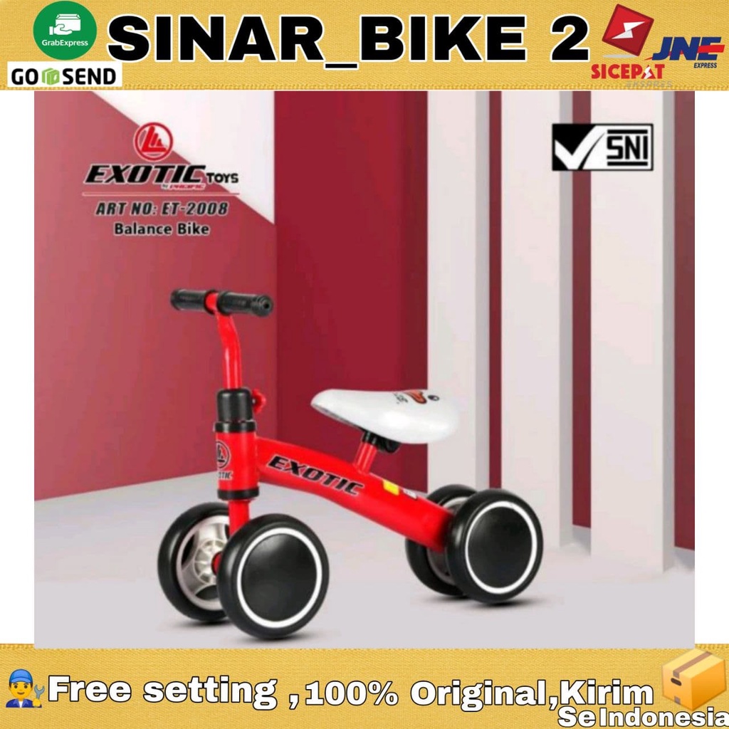 Balance Bike Sepeda Keseimbangan Anak KIDZU Dan 2008