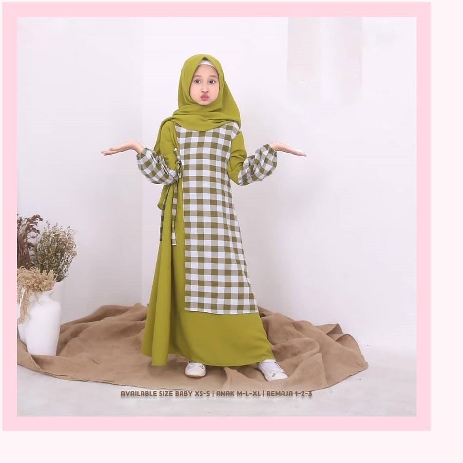 tp✵Model Baru➳ MRA - Gamis Anak Usia 8-12 Tahun Rabya kids Model Gamis Anak 2021 Kekinian 79