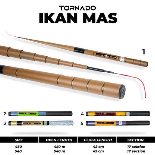 JORAN TEGEK TORNADO IKAN MAS