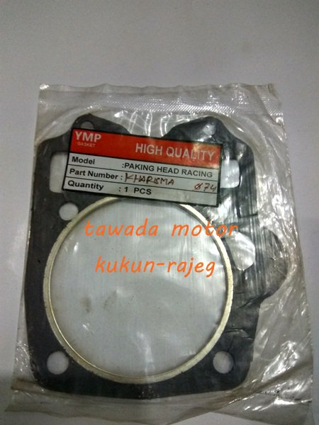 packing blok head kharisma, supra x125 ukuran 74