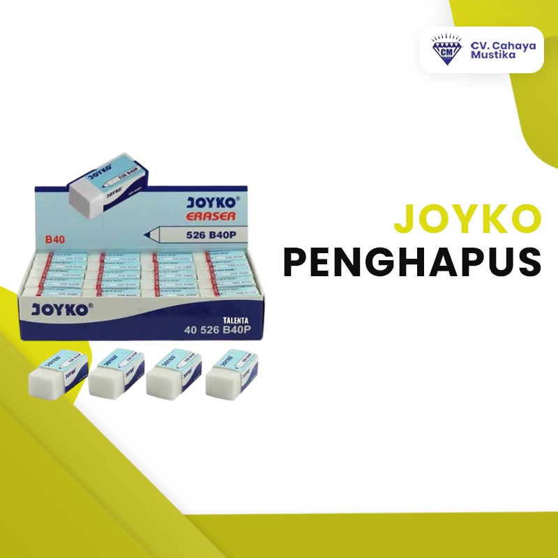 

Alat Tulis Sekolah/Alat Tulis Anak/ATK Kuliah/ATK Sekolah Penghapus Joyko Kecil B40 Malang - ATK
