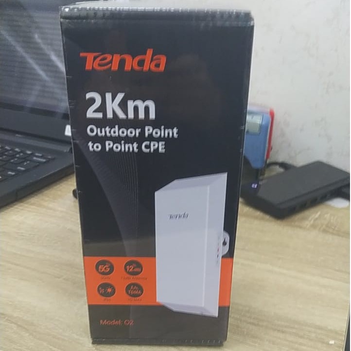 TENDA O2 Access Point Jangkauan 2Km - Untuk Outdoor