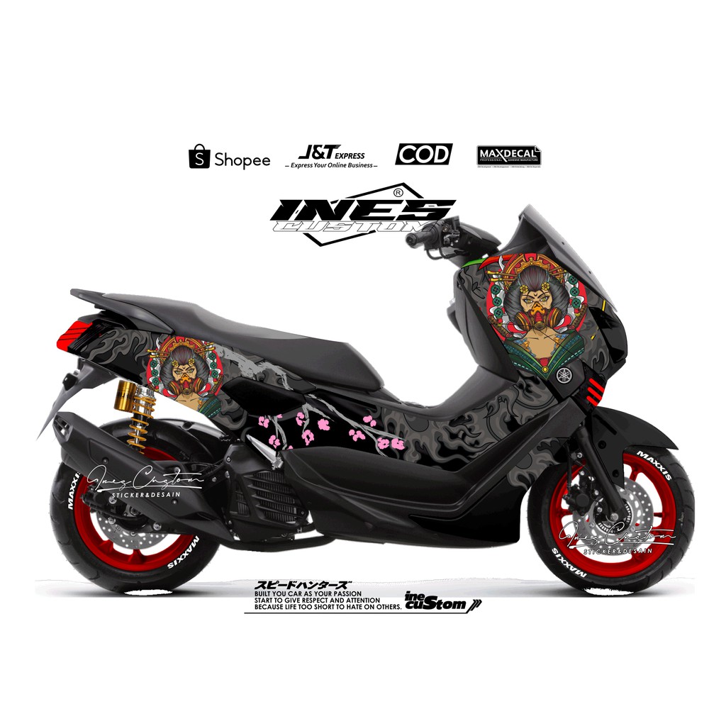 STIKER NMAX decal nmax tema jepang