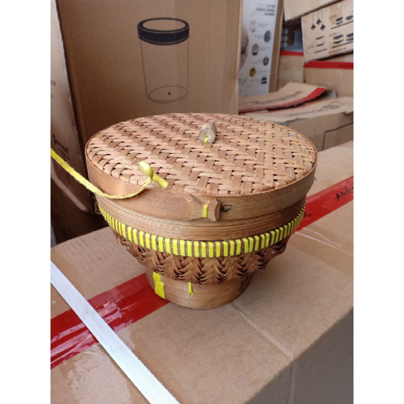 Tempat/ Wadah/ Centing Nasi anyaman Bambu Medium