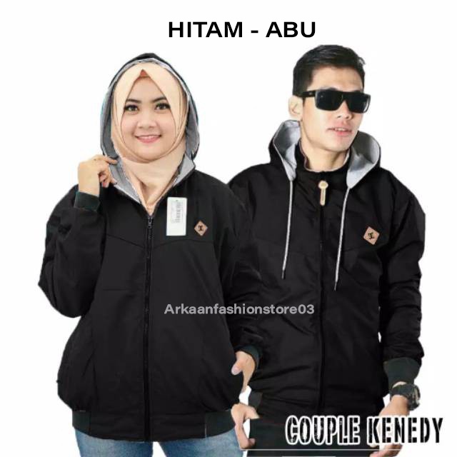 AKN - JAKET COUPLE PRIA DAN WANITA / JAKET BOLAK BALIK UNISEX / JAKET BOALAK BALIK TEBAL / JAKET COUPLE BOLAK BALIK TERMURAH