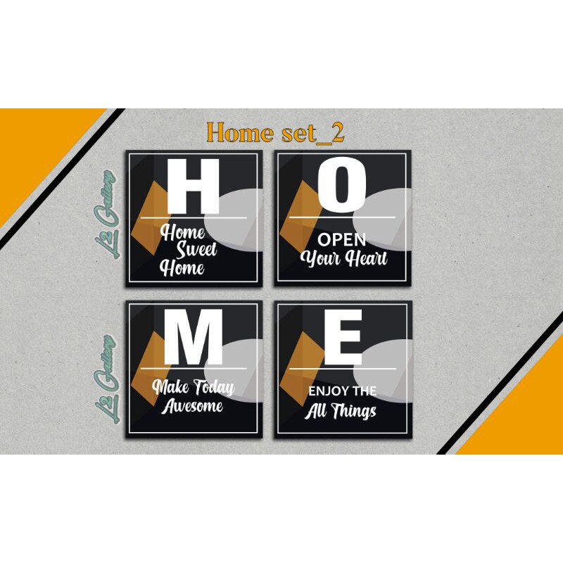 (COD) HIASAN DINDING 1 SET HOME/ WALL DECOR DINDING MURAH / PAJANGAN DINDING