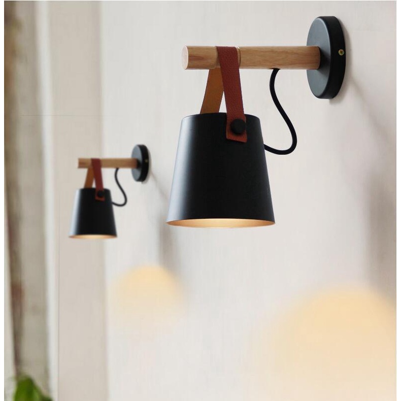 Lampu Dinding Gaya Retro Jadul Antik Lampu Dekorasi rumah Tua antik FOYER Cover Lampu Hias Dinding Ruang tamu klasik indah elegant Living Room decorasi decoration Hot Modern Wall Lamp Wood Iron Led Sconce Bedroom Decor Lighting Bedside Study Leather Hall