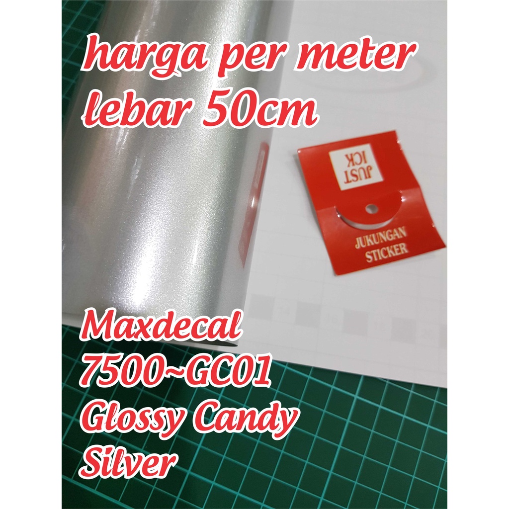 Jual Stiker Sticker Maxdecal Glossy Candy Skotlet Metalik Max Decal