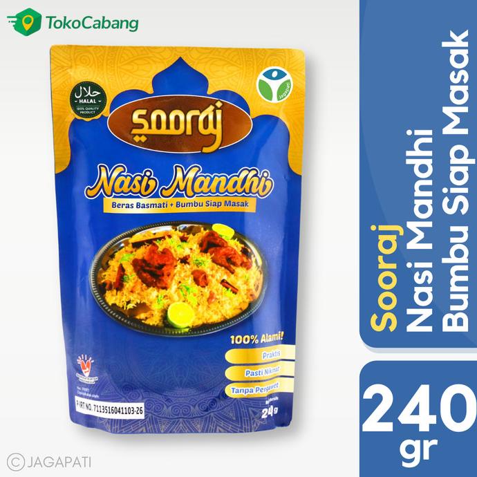 

Sooraj - Beras Basmati Nasi Mandhi Bumbu Instan 240gr - Nasi Mandhi