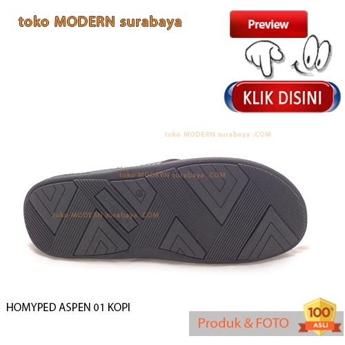 HOMYPED ASPEN 01 KOPI sandal pria casual sandal sopan jepit