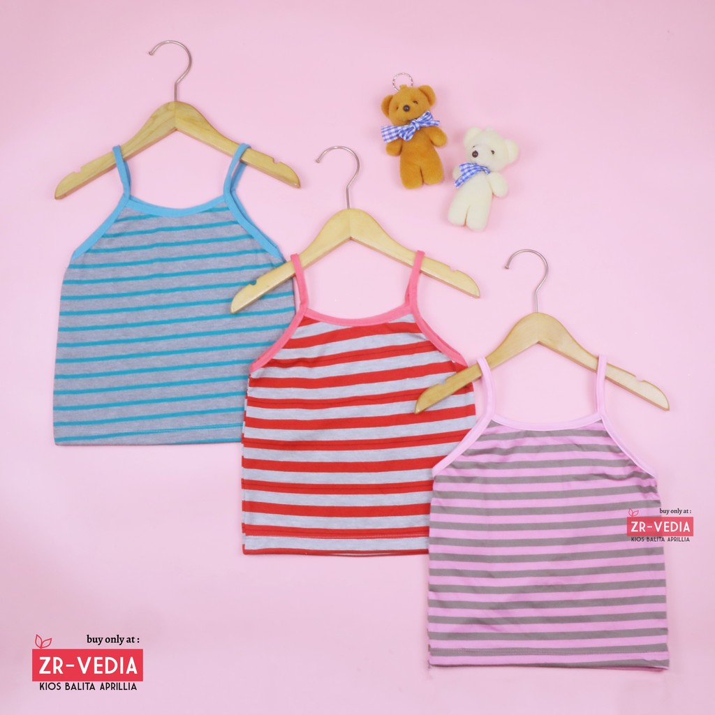 Lova Tanktop uk 1-2 Tahun / Pakaian Adem Cewek Murah Baju Atasan Harian Kensi Anak Perempuan