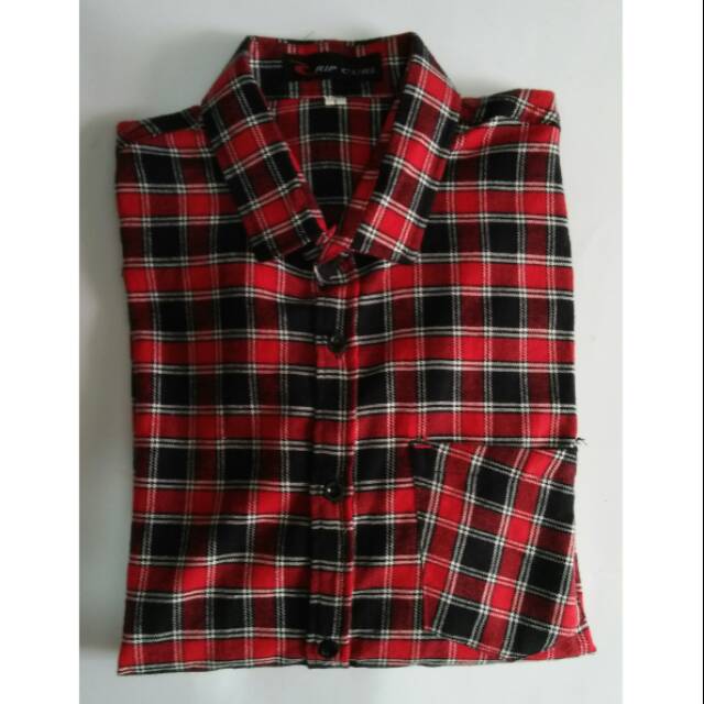 Kemeja Flanel Ripcurl L