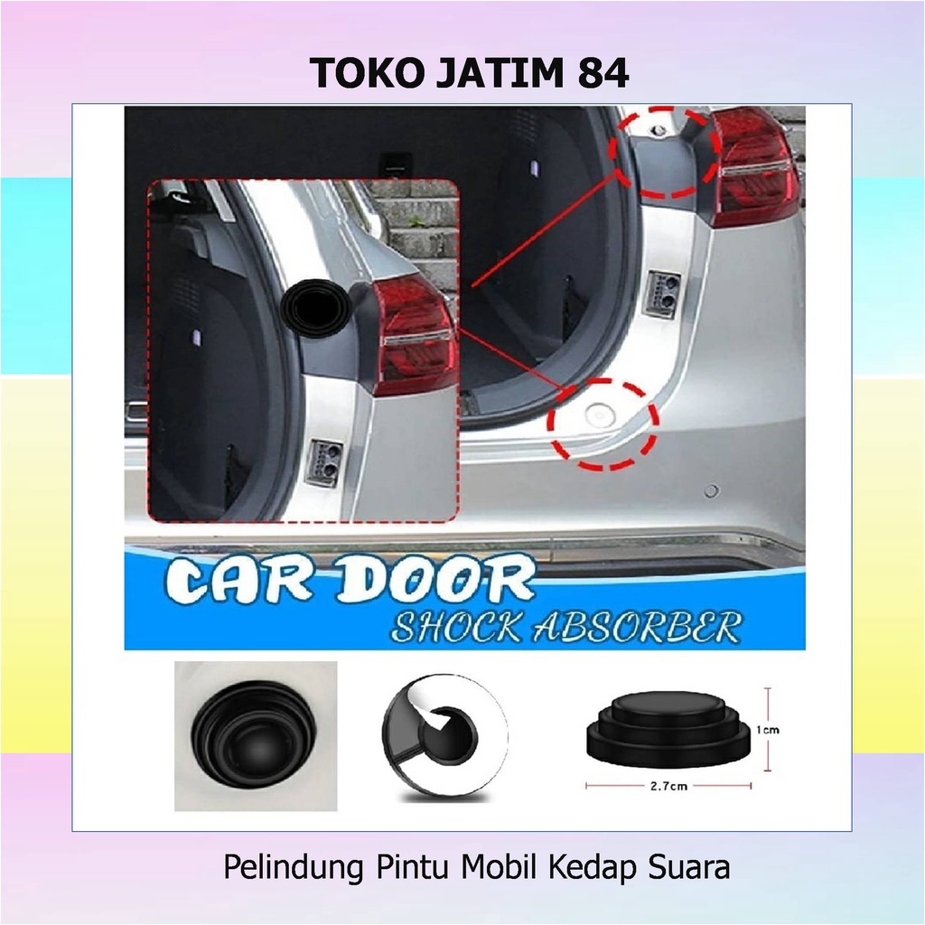 Pelindung Pintu Mobil Kedap Suara Silikon karet Meredam Getaran peredam suara pintu mobil peredam getaran pintu mobil