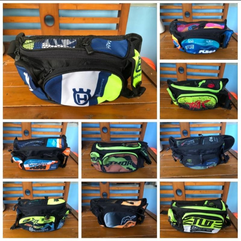WAITSBAG...  Tas pinggang trail tas slempang mx racing