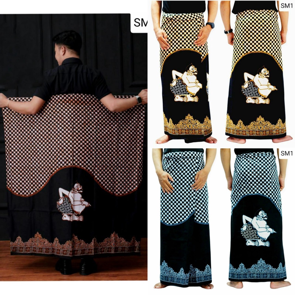 Sarung Batik Print Motif Wayang Semar