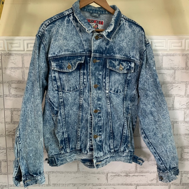 Jaket jeans trucker vintage cricket 1963 second original