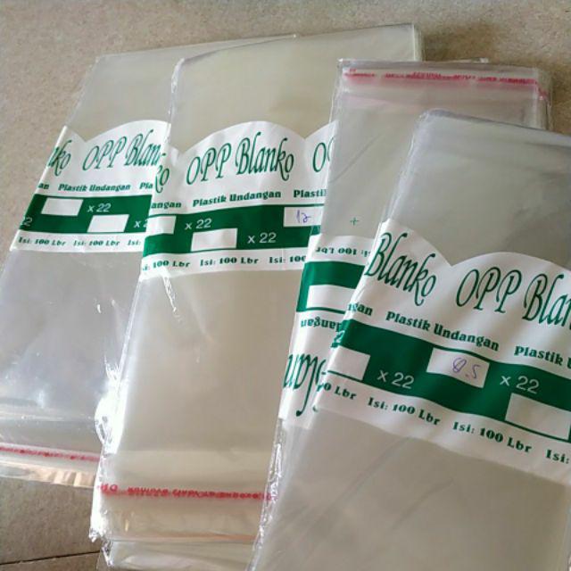Plastik Undangan Opp 8.5 X 22