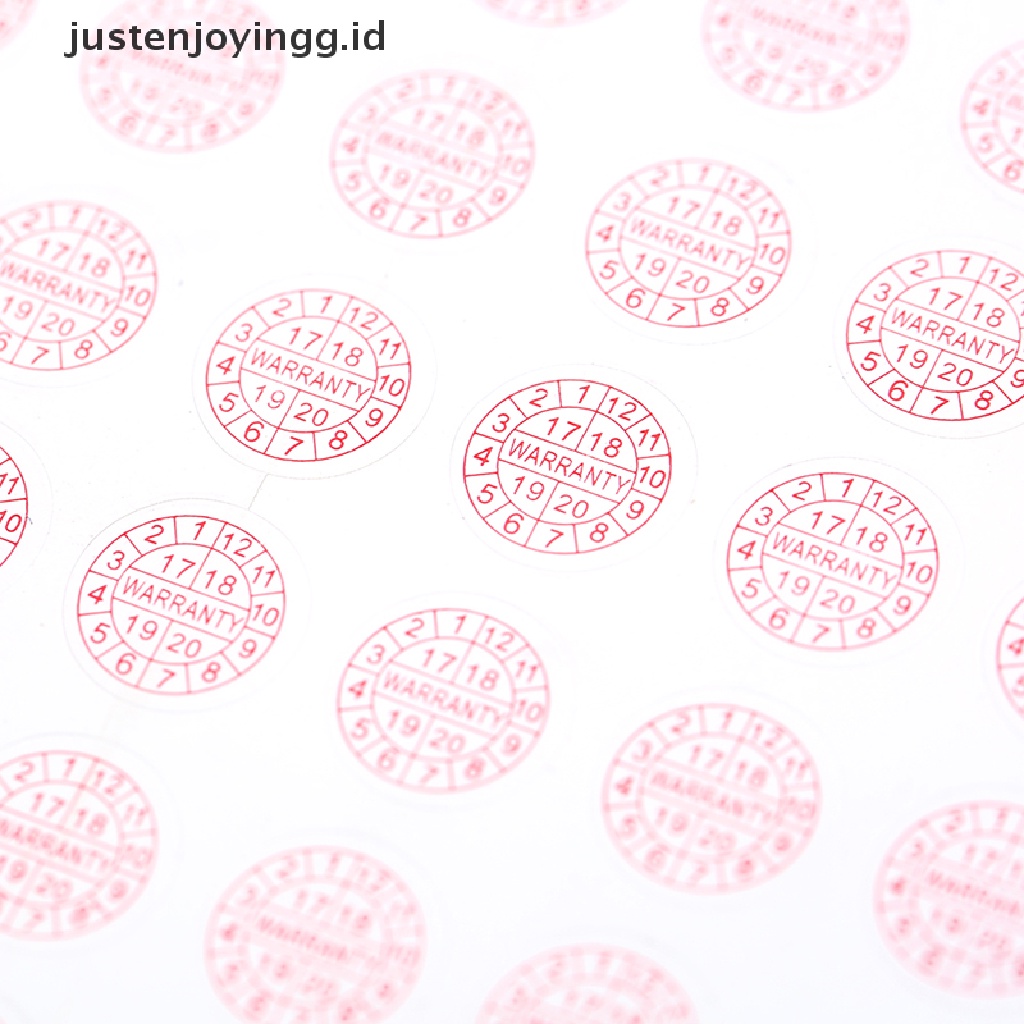 208pcs Stiker Seallabel Motif Tulisan Fragile Void Warranty Untuk Keamanan