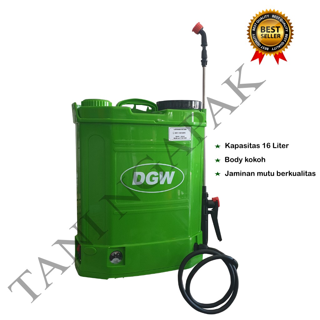 TANGKI DGW ELEKTRIK 16L TENG DGW ELEKTRIK 16L SEMPROTAN 