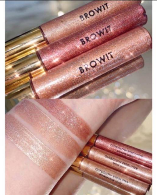 (READY) BROWIT BY NONGCHAT GLIT &amp; GLOW EYEGLITTER ORIGINAL THAILAND