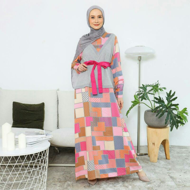 MONEL VEST DRESS NEW ARRIVAL SIZE S M L XL