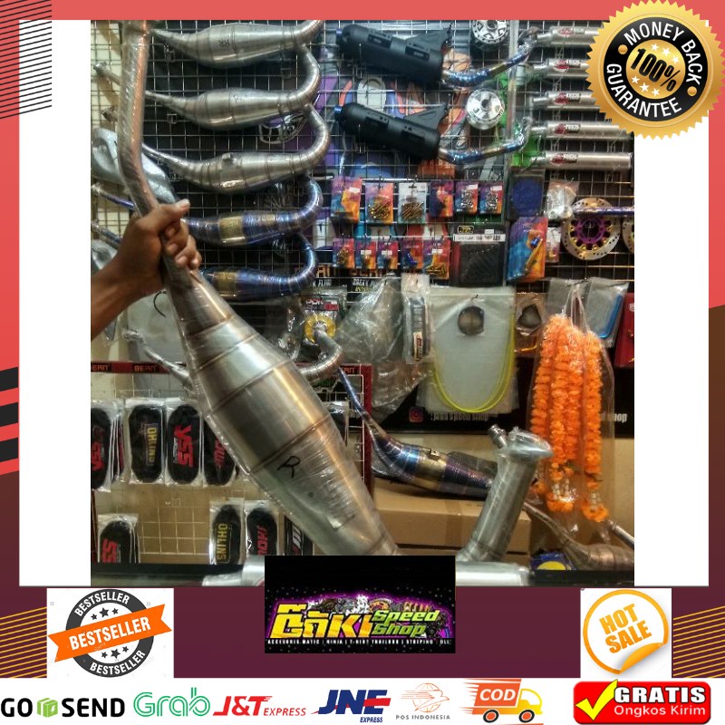 New TermurahKNALPOT AITECH STANDAR STAINLES STAINLIS ORI ORIGINAL NINJA R DAN RR