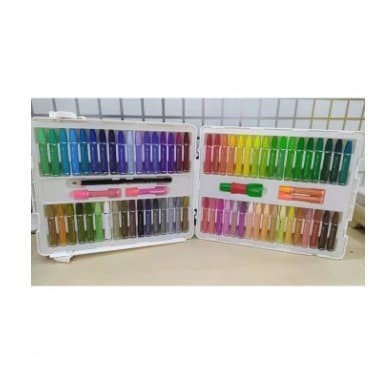 

Aman Faber Castell Hexagonal Oil Pastel Crayon 72 Colours Color Warna Hemat