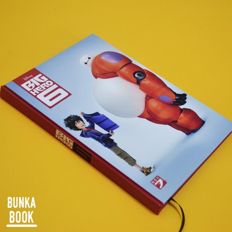 

Note Book Hardcover Big Hero 6 Hiro and Baymax Ukuran A5 Jurnal Agenda Planner Gift Couple
