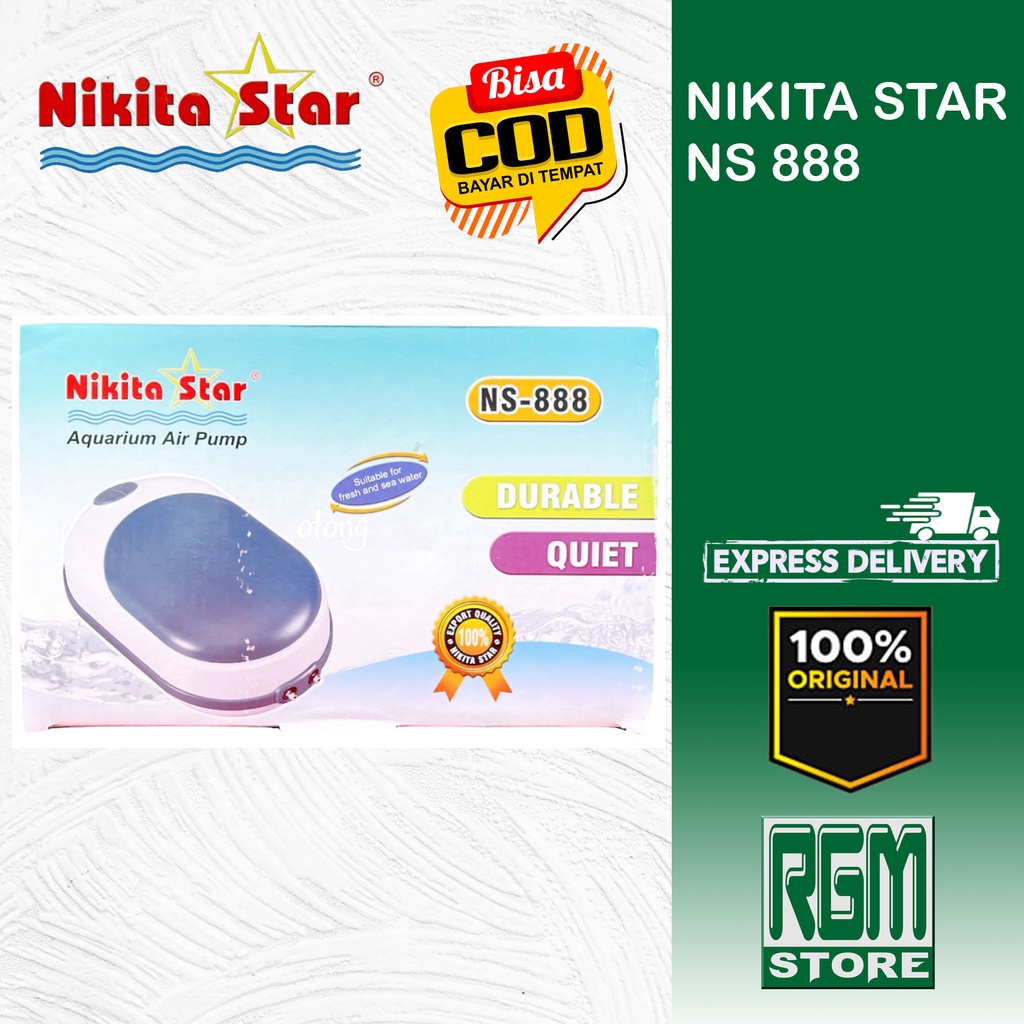 NIKITA STAR NS 888 NS88 AERATOR 2 LUBANG AIRPUMP AQUARIUM