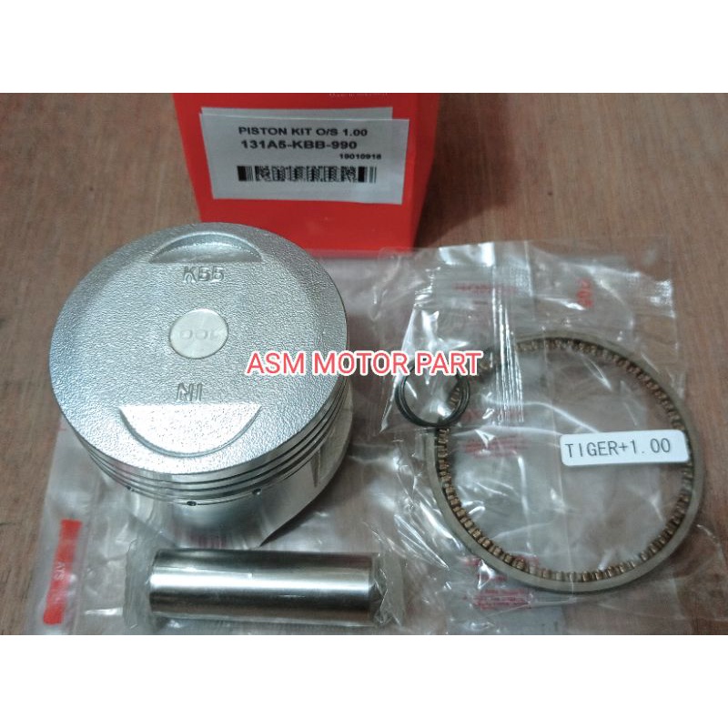 PISTON KIT HONDA TIGER OVERSIZE 1.00 100 SEHER TIGER OS 100 100 KBB