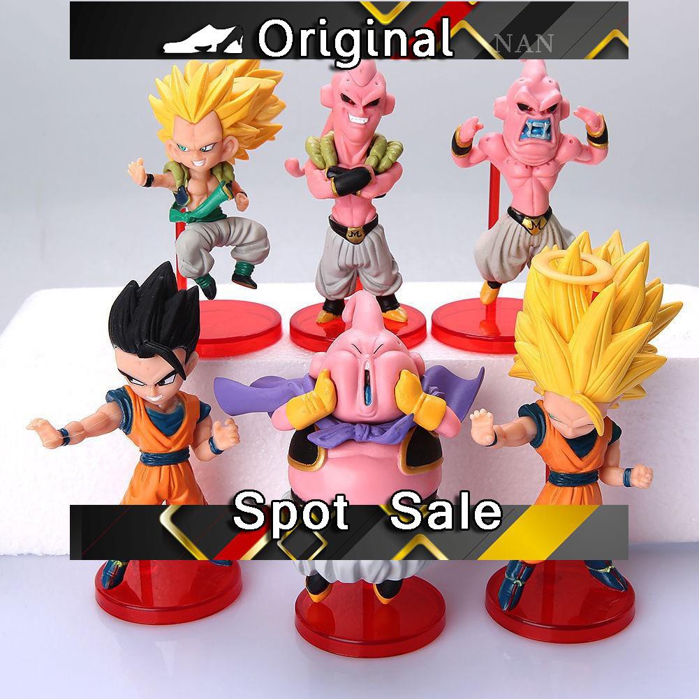 6Pcs Set Action Figure Dragon Ball Wcf 38th Bahan PVC Shopee