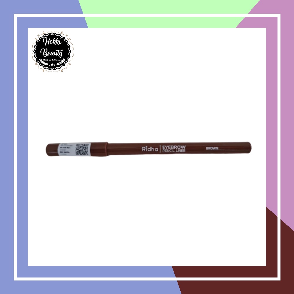 RIDHA Eyebrow Pencil Liner Red Brown - BROWN