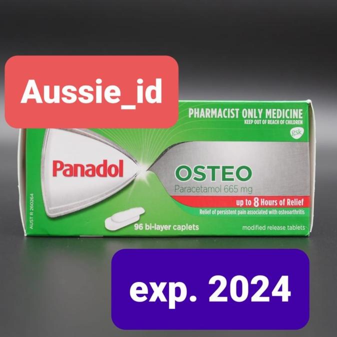 Jual Original Australia Panadol Osteo Paracetamol 665 Mg Isi 96 Tablet