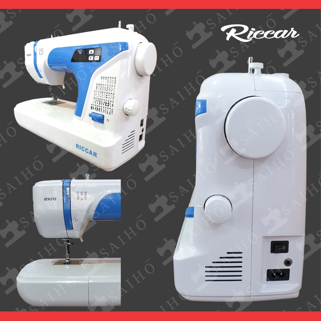 Riccar 2100 Mesin Jahit Portable Elektronik | Japan Quality