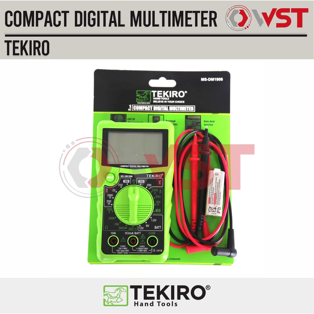 Tekiro Avometer Compact Digital Multimeter / Avo Tekiro / Multitester
