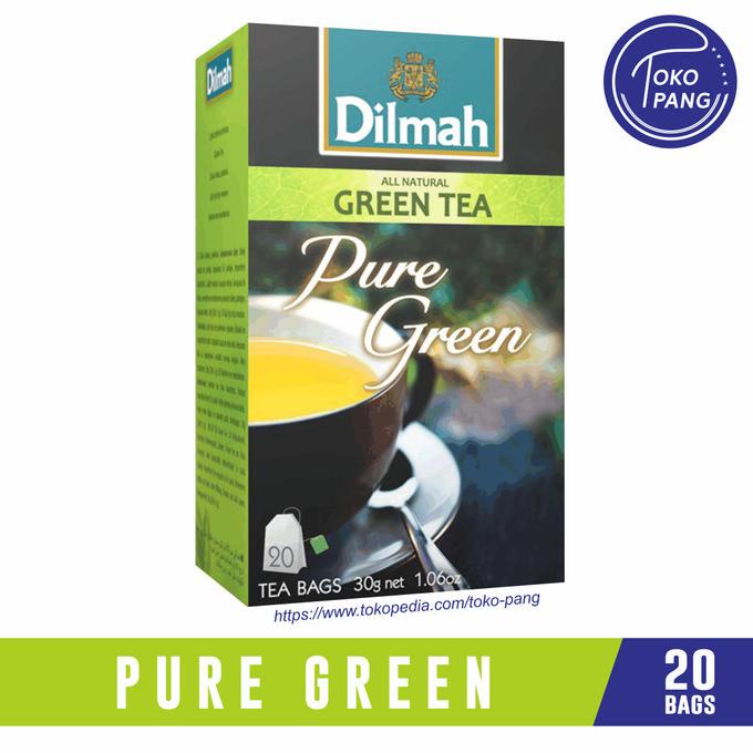 

[COD] Dilmah Pure Green Tea [Kemasan Tag Tbag 20s] [COD]