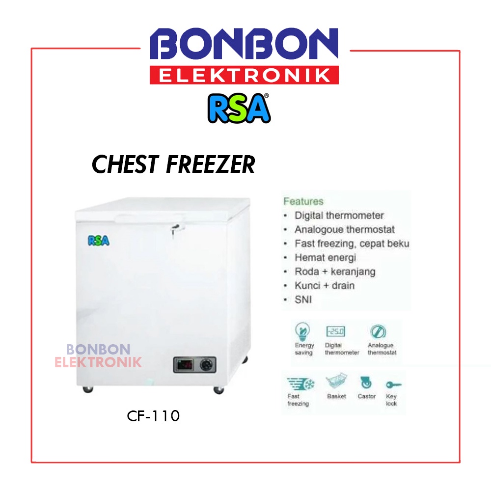 RSA Chest Freezer CF-110 / CF110 [100L]