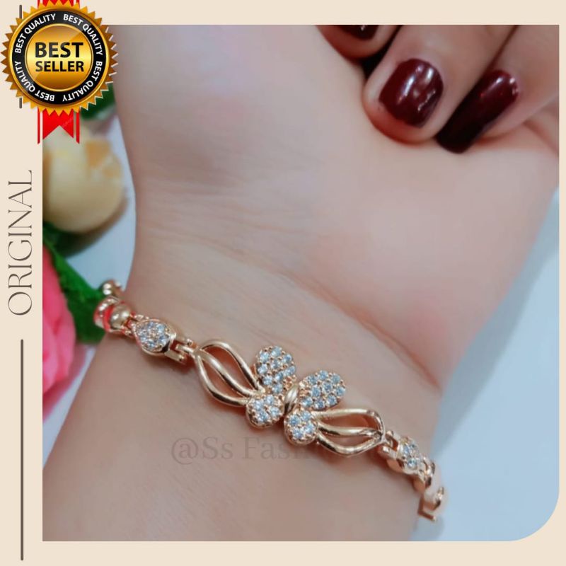 Gelang rantai Kupu-kupu Gold Cantik