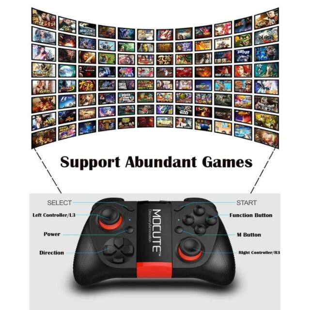 VRBOX 2.0 Bluetooth Wireless Gamepad Joystick untuk Android and iOS