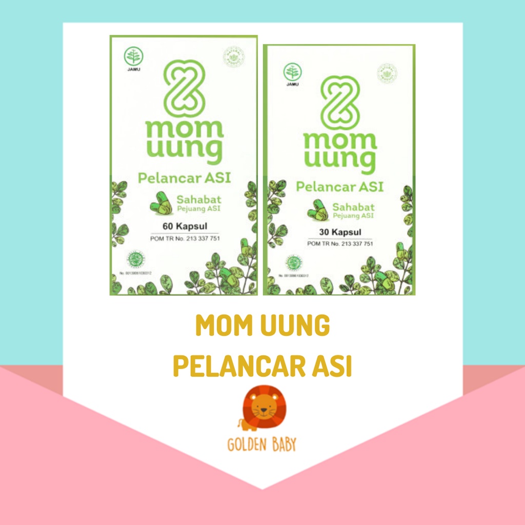 MOM UUNG Pelancar Asi Herbal BPOM HALAL Asi Booster