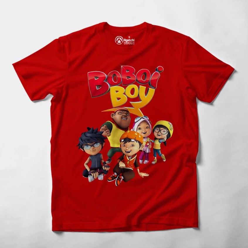 Kaos Atasan Anak Laki Laki Kids T Shirt BoboiBoy And Friend