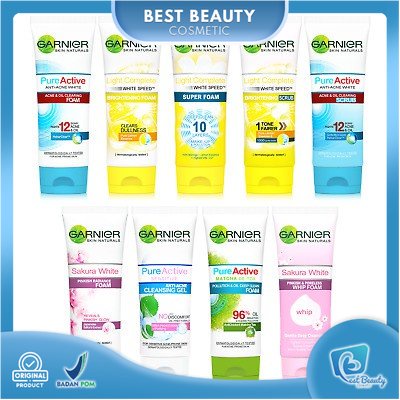 ★ BB ★ GARNIER Light Complete Brightening | Pure Active | Sakura White Foam | Scrub | GEL 100ML