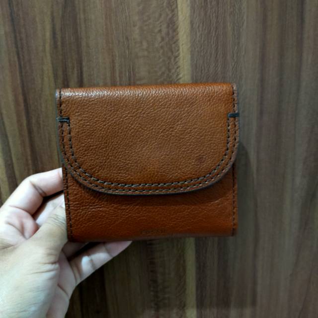 Dompet Fossil Original - Fossil Cleo Multifunction Brandy