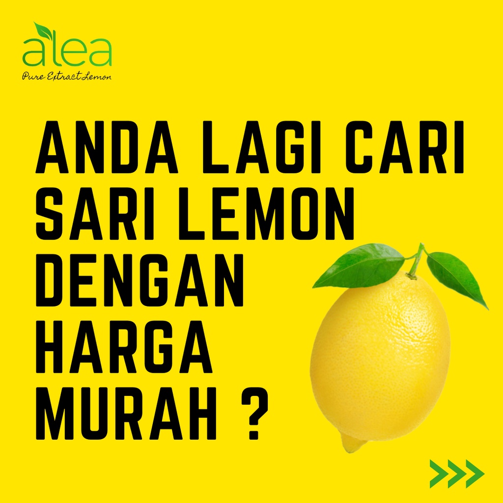 

ALEA Pure Extract Lemon 500ml - Sari Lemon Kulit & Bulir - Lemon Peras Asli Imun Booster Diet Detox