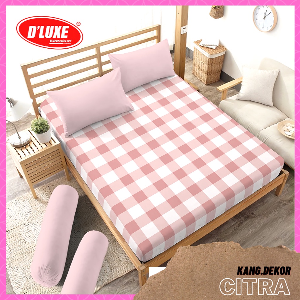 SPREI KINTAKUN DLUXE MOTIF CITRA 160x200 NO 2 QUEEN SEPREI CANTIK MURAH MOTIF TERBARU SEPRAI KAMAR TIDUR D’LUXE SEPREI AESTHETIC D LUXE KINTAKUN SEPRAI CANTIK SEPRE DLUXE PROMO ANTI LUNTUR MOTIF PLUS SARUNG BANTAL SPREI DEWASA ALAS KASUR SPREI ADEM