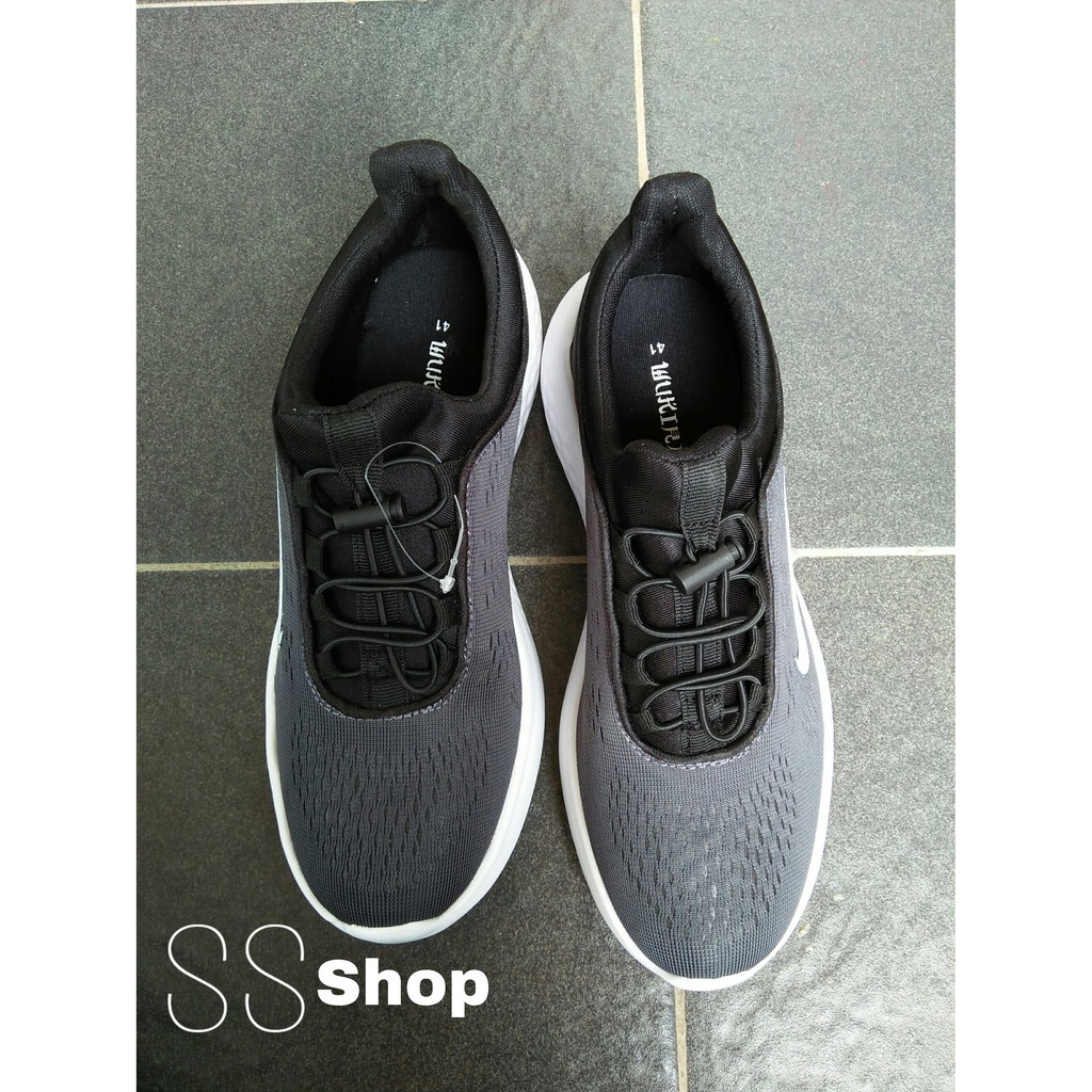 SEPATU SNEAKERS HITAM WUKIRA ORIGINAL IMPORT