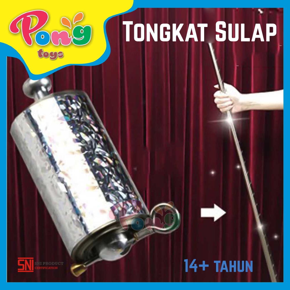Tongkat Sulap Metal Cane Magic 150cm