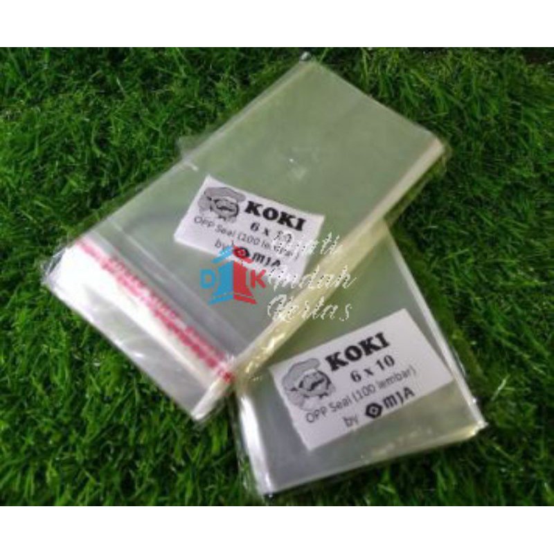 POTONGAN HARGA!!! Plastik OPP 6x10 cm Seal/Lem 1 pack isi 1000 Lembar