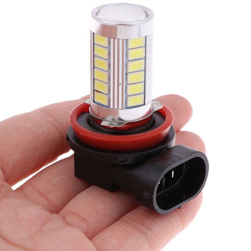 {LUCKID}1Pc Super Bright H8/H11 33-LED White Car Fog Light Headlight Driving Lamp Bulb