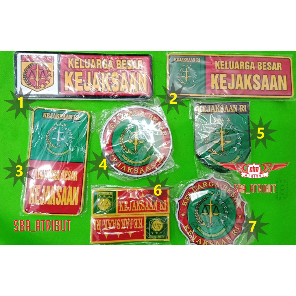 

STIKER KEJAKSAAN | STICKER EMBOSS
